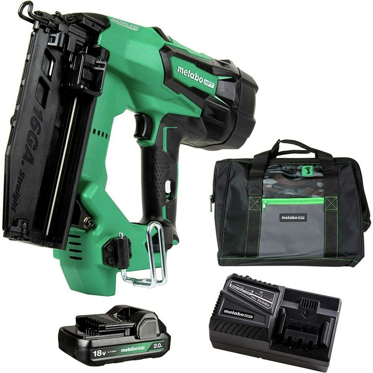 Metabo HPT (was Hitachi Power Tools) 2.5-in 15-Gauge 18-Volt Cordless Finish Nailer Metabo HPT (was Hitachi Power Tools) 2.5-in 15-Gauge 18-Volt Cordless Finish Nailer