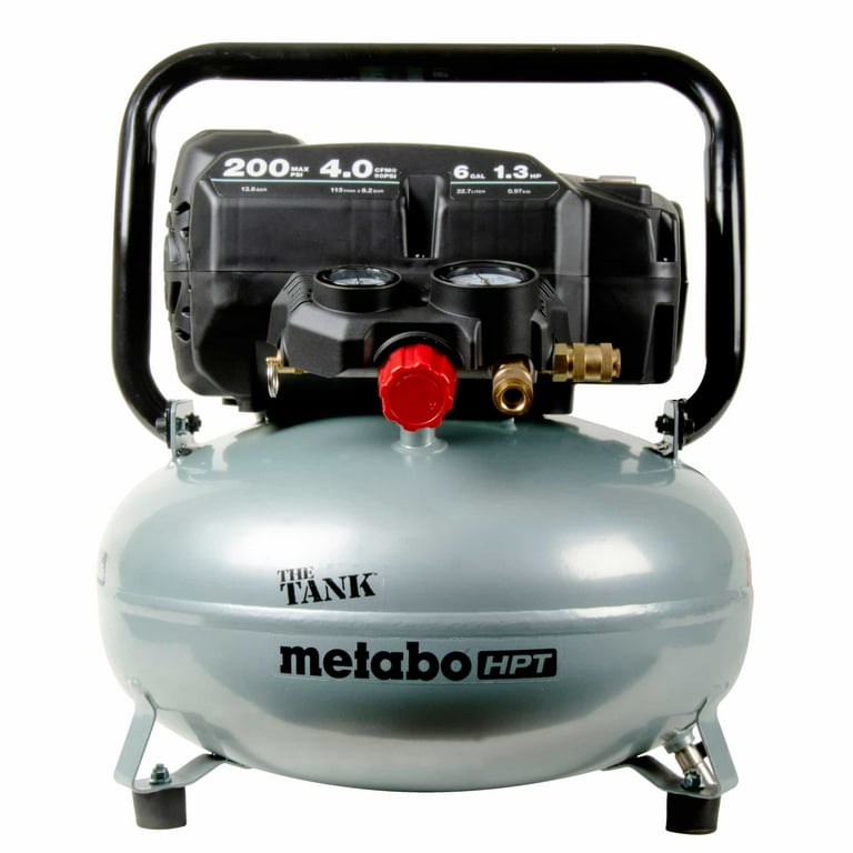 Metabo HPT® 6-Gallon 150 PSI Portable Electric Pancake Air Compressor Metabo HPT® 6-Gallon 150 PSI Portable Electric Pancake Air Compressor