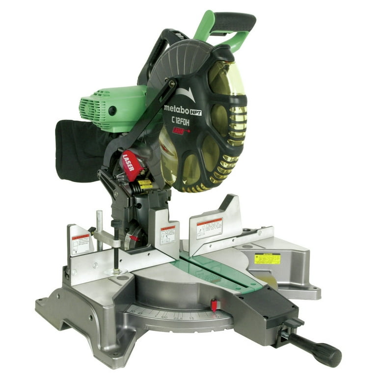 Metabo HPT (was Hitachi Power Tools) 12-in 15-Amp Dual Bevel Sliding Compound Corded Miter Saw Metabo HPT (was Hitachi Power Tools) 12-in 15-Amp Dual Bevel Sliding Compound Corded Miter Saw