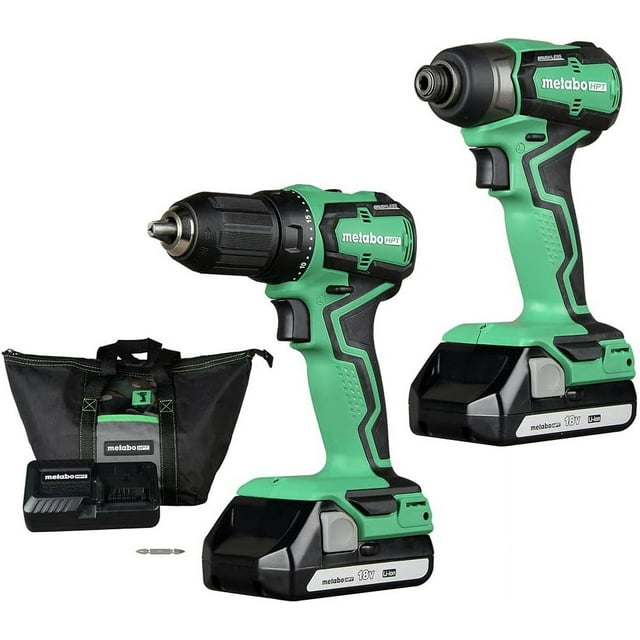 Metabo HPT Cordless 18V Drill and Impact Driver Combo Kit