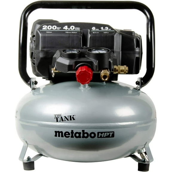 Metabo HPT EC914S THE TANK 200 PSI Pancake Air Compressor 6 gal