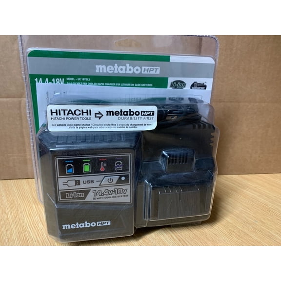Metabo HPT MultiVolt Amp-Hour Lithium-ion Power Tool Battery Charger