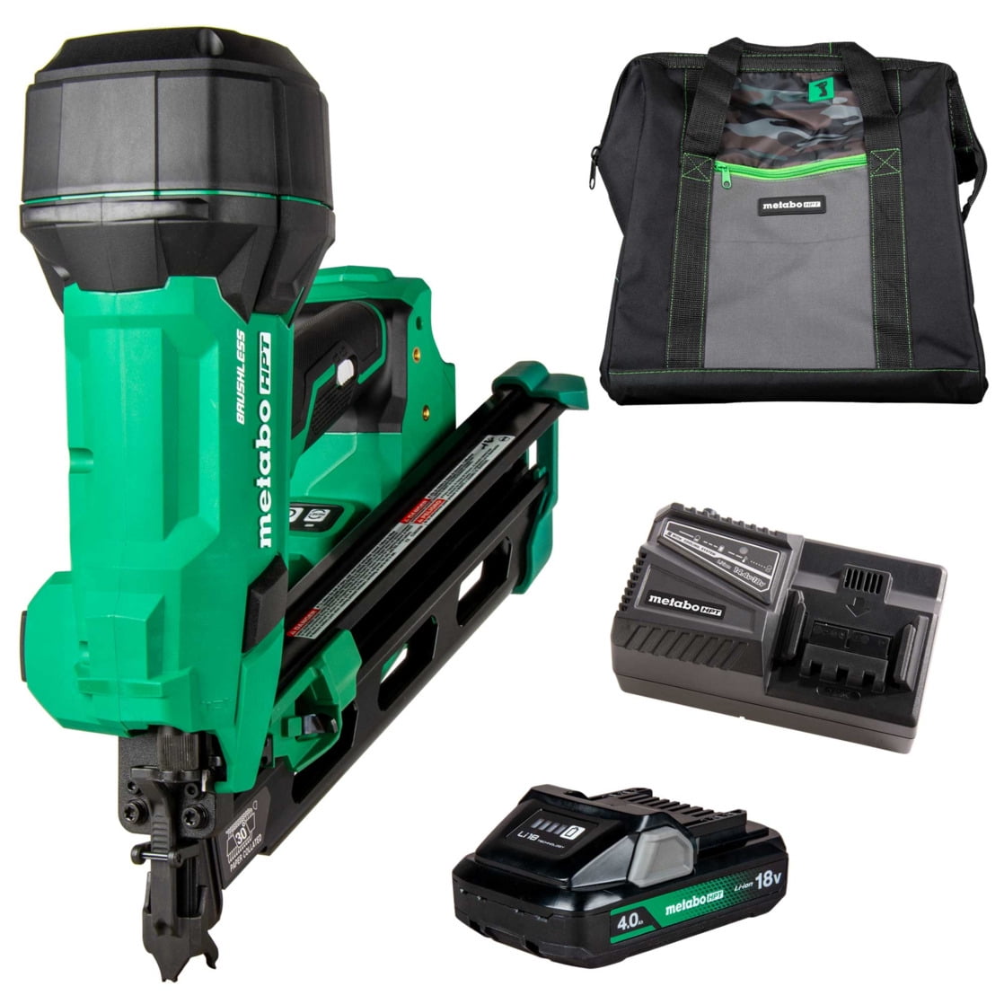 Metabo HPT 18V Framing Nailer Kit, 3-1/2-In, NR1890DCA