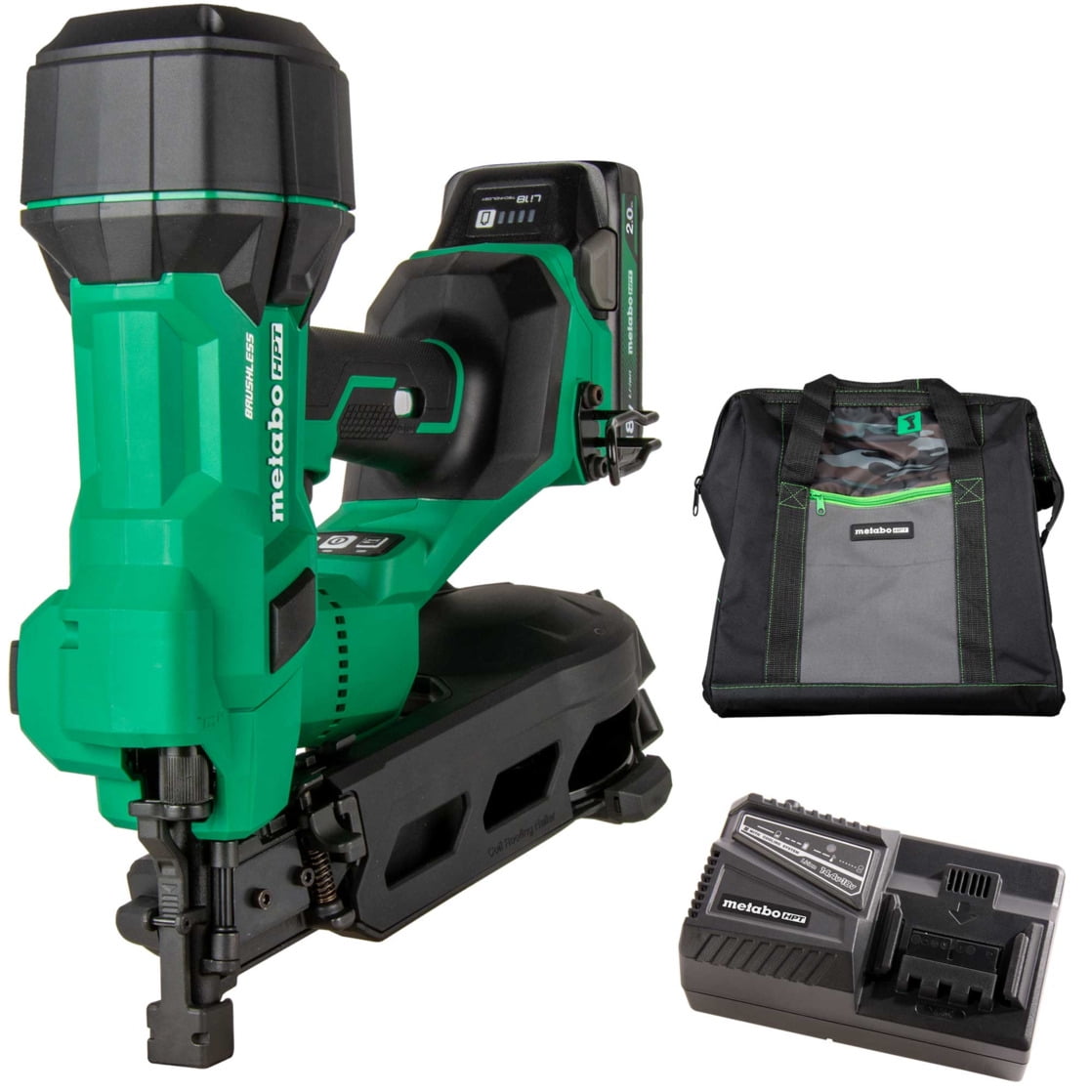 Metabo HPT 18V Cordless Coil Roofing Nailer Kit, NV1845DA