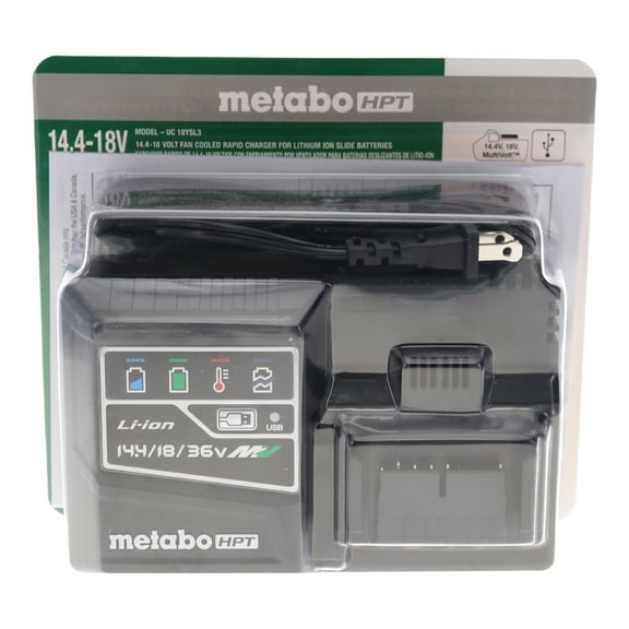 Metabo HPT UC18YSL3 18V Li-Ion Rapid Battery Charger
