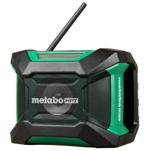 Metabo HPT 18V MultiVolt Cordless Bluetooth Radio, Powerful Sound with 15 Level Equalizer, 18 Hour Runtime, Compact and Lightweight, Bluetooth Connection, Tool Body Only, UR18DAQ4