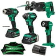 thumbnail image 1 of Metabo HPT 18V Impact Drills 4-Piece Tool Set Kit, KC18DEX4, 1 of 11