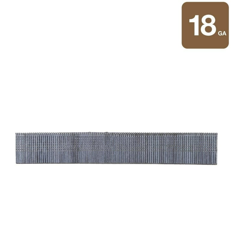 Metabo HPT 18 Ga. X 1-3/4 in. L Electro Galvanized Steel Brad Nails 1000 pk 1 lb Metabo HPT 18 Ga. X 1-3/4 in. L Electro Galvanized Steel Brad Nails 1000 pk 1 lb