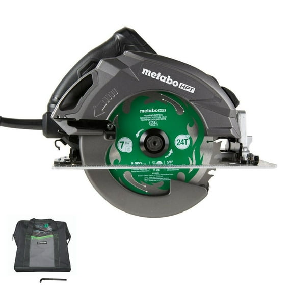Metabo Hpt C7Burm 7-1/4 Inch Rip Max Pro Grade 15 Amp 6800 Rpm Circular Saw With Brake