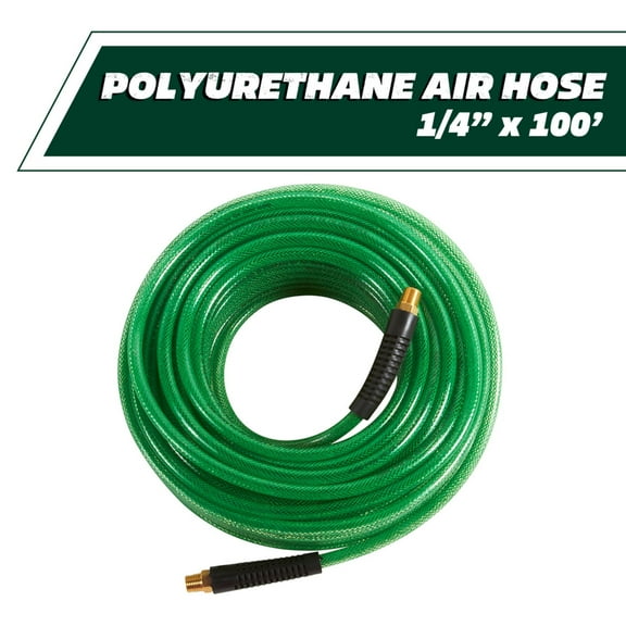 Metabo HPT 1/4 Air Hose, 100 Ft Compressor Hose, 19413QP