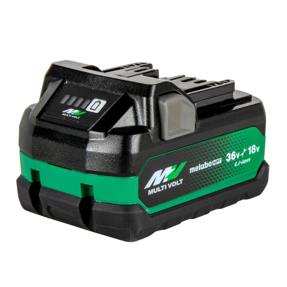 Metabo Hpt Multivolt 18 Volt/36 Volt 5.0Ah/2.5Ah Lithium Ion Battery With Fuel Indicator