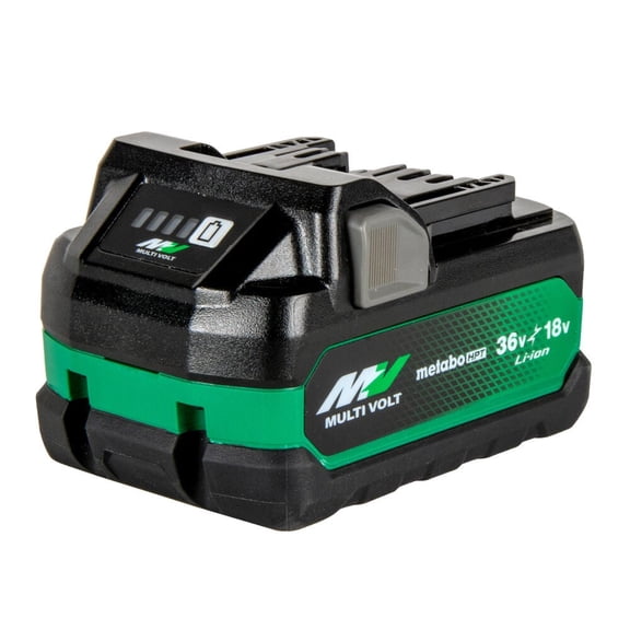 Metabo Hpt Multivolt 18 Volt/36 Volt 5.0Ah/2.5Ah Lithium Ion Battery With Fuel Indicator