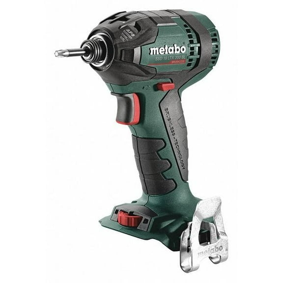 Metabo Impact Driver, 2900 RPM, 18 V DC SSD 18 LTX 200 BL bare