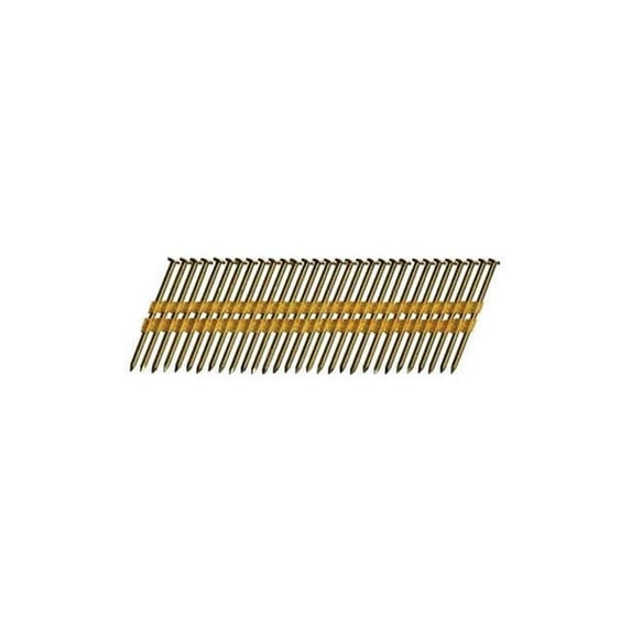 Metabo power tools 21 deg 21 Gauge Smooth Shank Angled Strip Framing Nails 3.25 in. x 0.131 in. Dia. - Pack of 4000