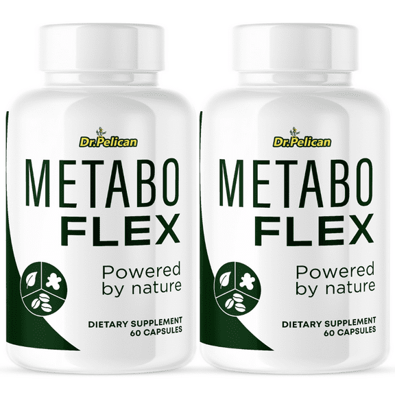 Metaboflex- Keto & Weight Support- 2 Bottles- 120 Capsules- Dr. Pelican