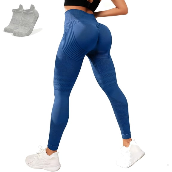 Metabolic Booster Leggings, 3D High-Waisted Anti-Cellulite Leggings, Butt Lift and Firms The Skin for Women