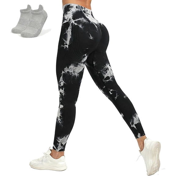Metabolic Booster Leggings, 3D High-Waisted Anti-Cellulite Leggings, Butt Lift and Firms The Skin for Women