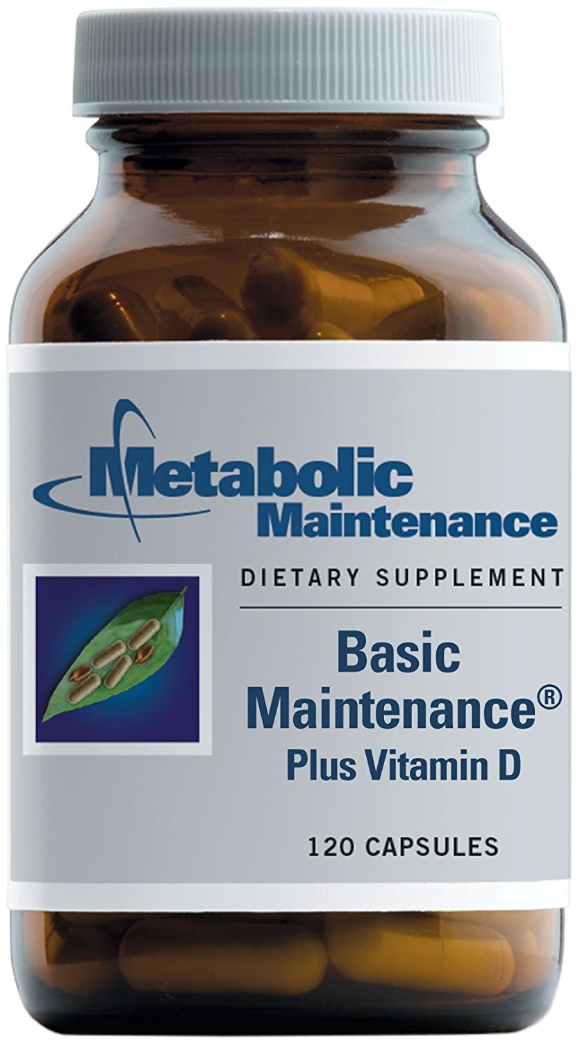 Metabolic Maintenance Basic Maintenance - Multivitamin & Mineral Supplement with L-Methylfolate - Activated B Vitamins & Vitamin D3 - Daily Wellness Support - 60 Servings - 120 Capsules