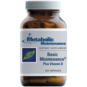 Metabolic Maintenance Basic Maintenance - Multivitamin & Mineral Supplement with L-Methylfolate - Activated B Vitamins & Vitamin D3 - Daily Wellness Support - 60 Servings - 120 Capsules