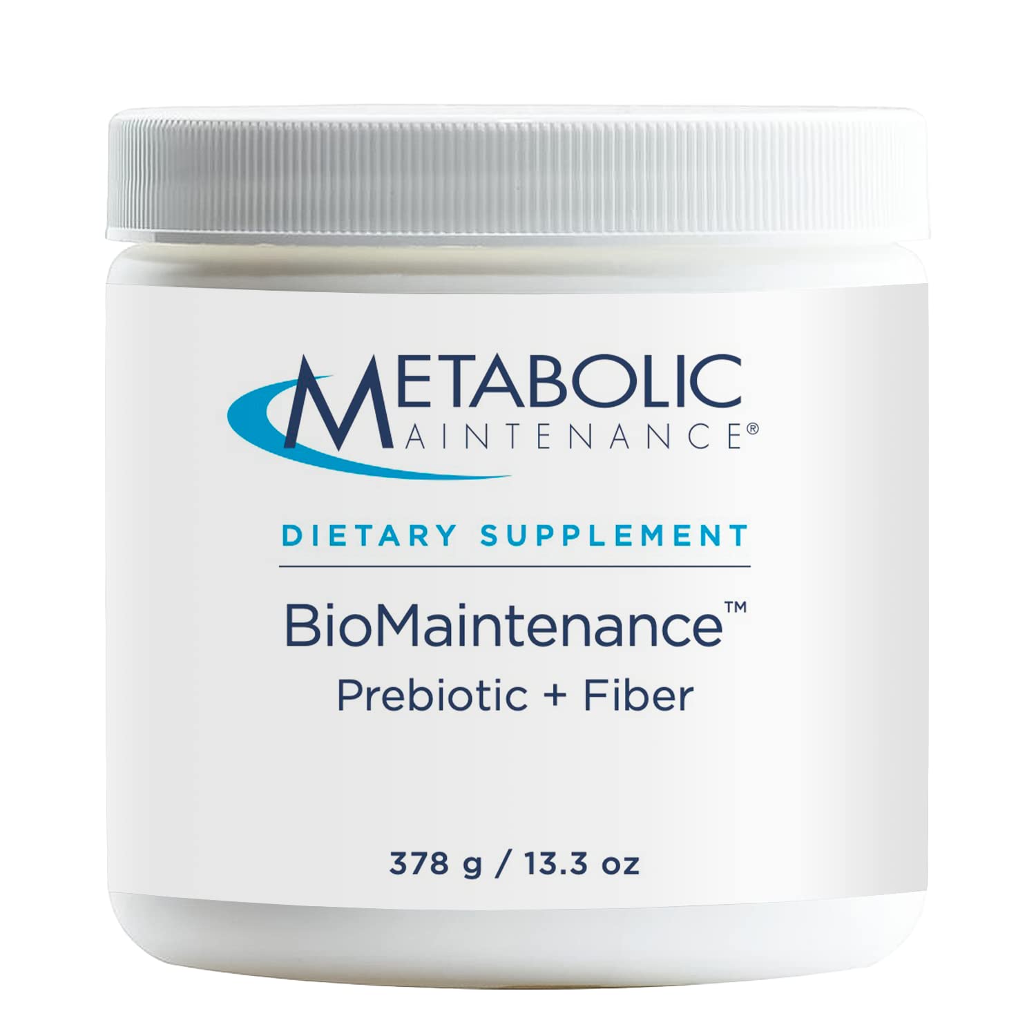 Metabolic Maintenance BioMaintenance Prebiotic + Fiber - Prebiotic Fiber Powder - Gut Health & Microbiome Support - Digestive Wellness Blend - Hypoallergenic - 60 Servings - 378 g