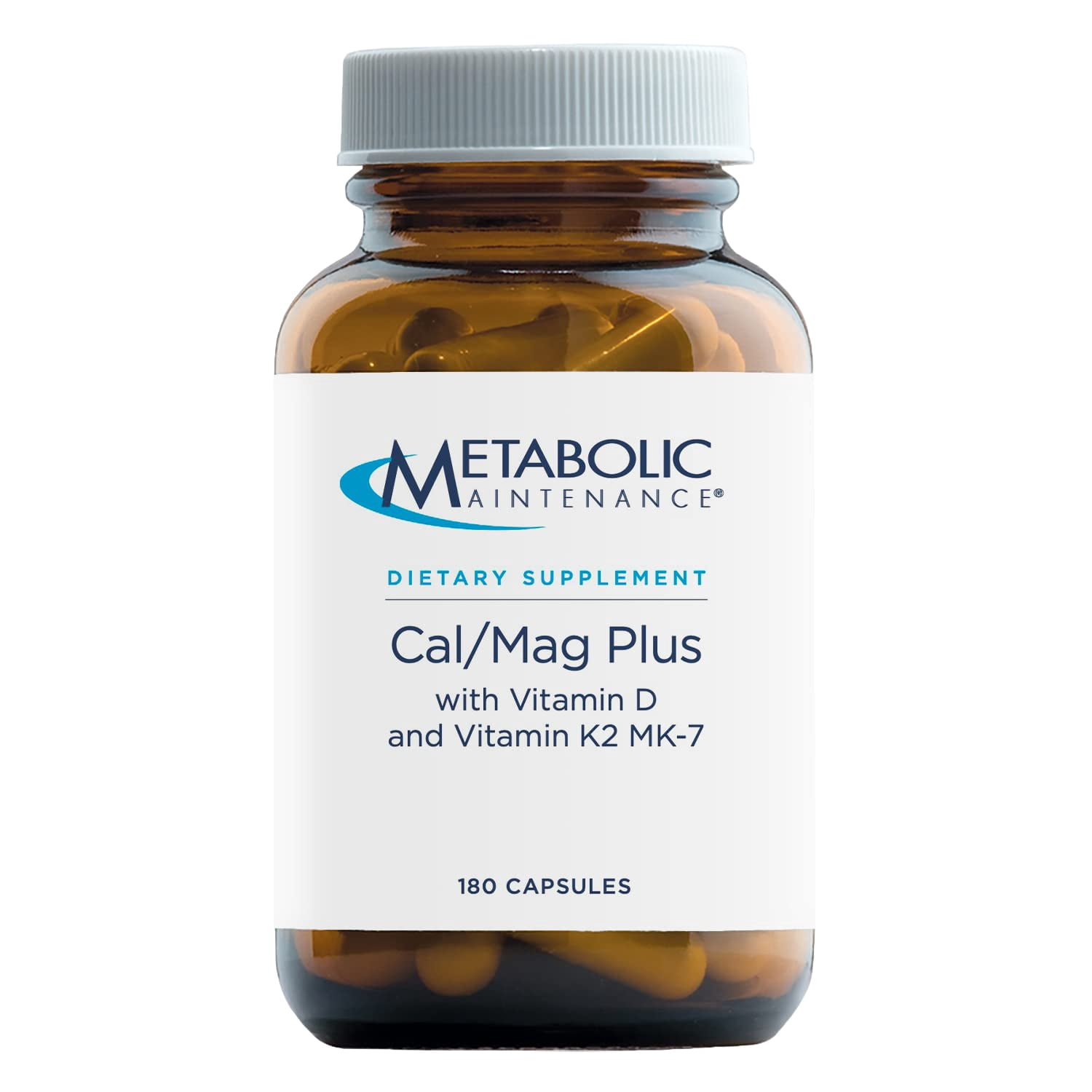 Metabolic Maintenance - Cal/Mag Plus w/Vitamin D & K2 180 Capsules