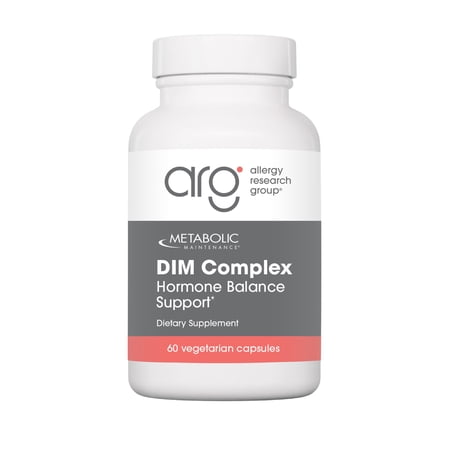Metabolic Maintenance DIM Complex - Diindolylmethane Supplement for Estrogen Balance - N Acetyl L Cysteine & Folate Support Hormone Metabolism - Gluten & Dairy Free (60 Capsules)