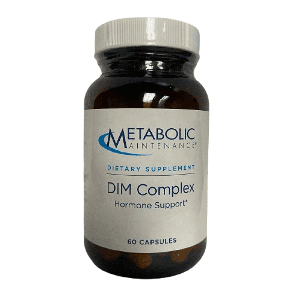 Metabolic Maintenance DIM Complex - Diindolylmethane Supplement for Estrogen Balance - N Acetyl L Cysteine & Folate Support Hormone Metabolism - Gluten & Dairy Free (60 Capsules)