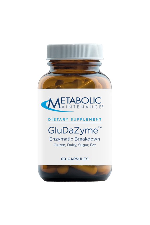 GluDaZyme - DPP-IV Enzyme Blend - Supports Digestion & Gluten Response - Hypoallergenic - 60 Servings - 60 Capsules