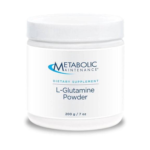 Metabolic Maintenance L-Glutamine Powder - 1000mg Pure L Glutamine Powder, Amino Acid Supplement, Easy Drink Mix, Gut Health & Muscle recovery supportfor Women & Men - Unflavored, 200g (200 Servings)