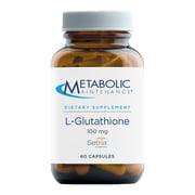 Metabolic Maintenance L-Glutathione 100 mg - Reduced Glutathione Supplement - Antioxidant & Cellular Support - Hypoallergenic & Non-GMO - 60 Servings - 60 Capsules