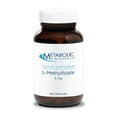 thumbnail image 1 of Metabolic Maintenance L-Methylfolate 5mg - Gluten-Free & Dairy-Free Folate Supplement - Brain Supplement for Cognitive Health - Methylated Folate for Daily Use (90 capsules), 1 of 5