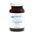 thumbnail image 1 of Metabolic Maintenance L-Tryptophan - 500mg Amino Acid in The 'Free Form' for Superior Absorption + Vitamin B6 - Mood + Appetite Supplement, Vegan + No Fillers (60 Capsules), 1 of 5