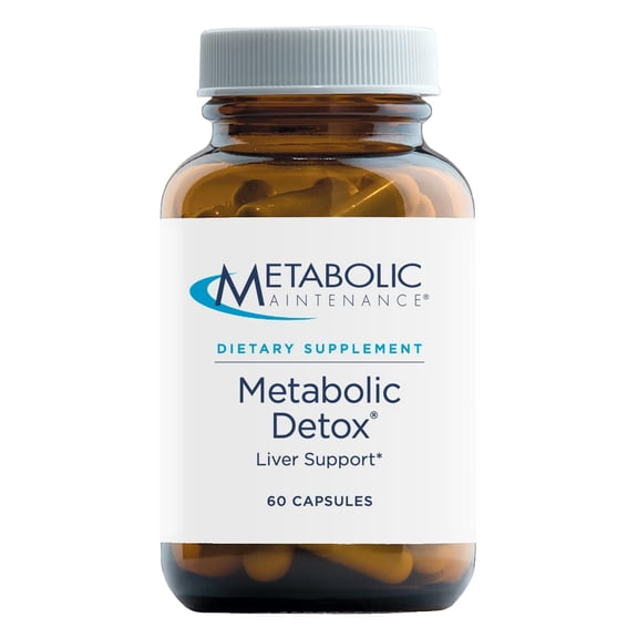 Metabolic Maintenance Metabolic Detox - Liver Support Supplement with Milk Thistle, NAC & ALA - Antioxidant & Oxidative Stress Support - Silymarin Complex - 60 Servings - 120 Capsules