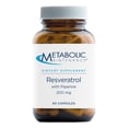thumbnail image 1 of Metabolic Maintenance Resveratrol with Piperine - Trans Resveratrol Supplement Capsules for Antioxidant + Cardiovascular Support, No Fillers, 200mg Trans-Resveratrol Per Dose - 60 Capsules, 1 of 6