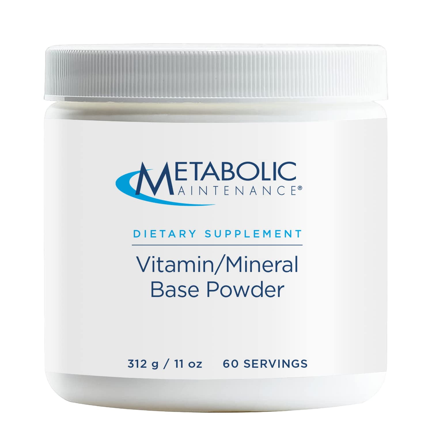 Metabolic Maintenance Vitamin Mineral Base Powder - Comprehensive Multivitamin Powder - Active Vitamins & Chelated Minerals - High Absorption Nutritional Support - 60 Servings - 11 oz