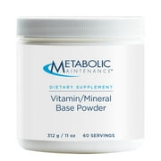 Metabolic Maintenance Vitamin Mineral Base Powder - Comprehensive Multivitamin Powder - Active Vitamins & Chelated Minerals - High Absorption Nutritional Support - 60 Servings - 11 oz