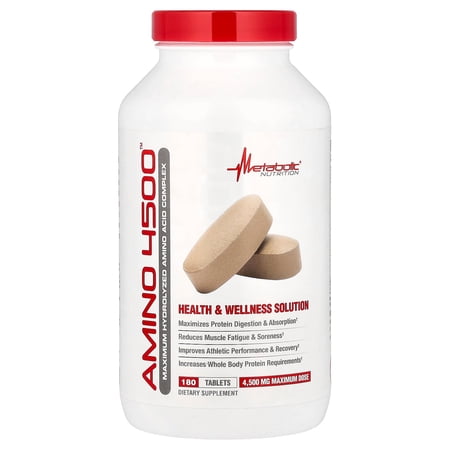 Metabolic Nutrition Amino 4500™, 180 Tablets