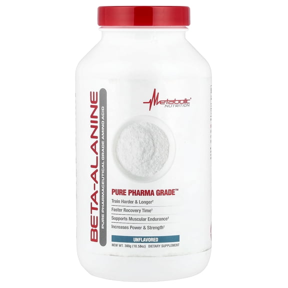 Metabolic Nutrition Beta Alanine (Unflavored - 100 Servings)