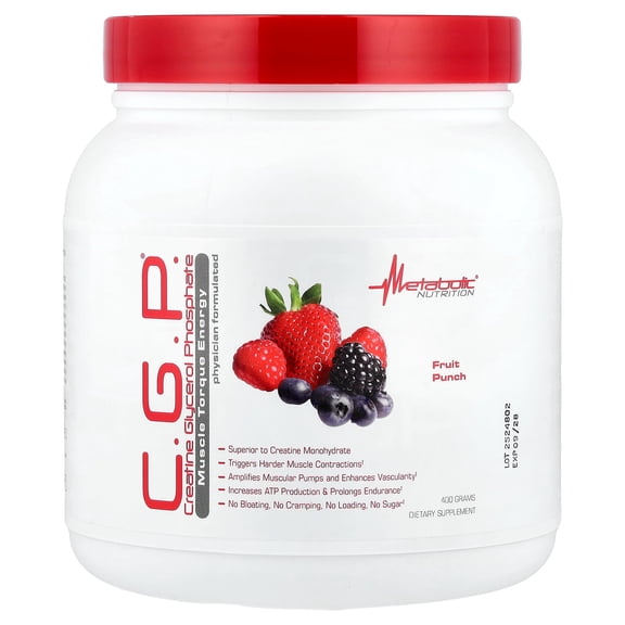 Metabolic Nutrition C.G.P., Fruit Punch, 400 g