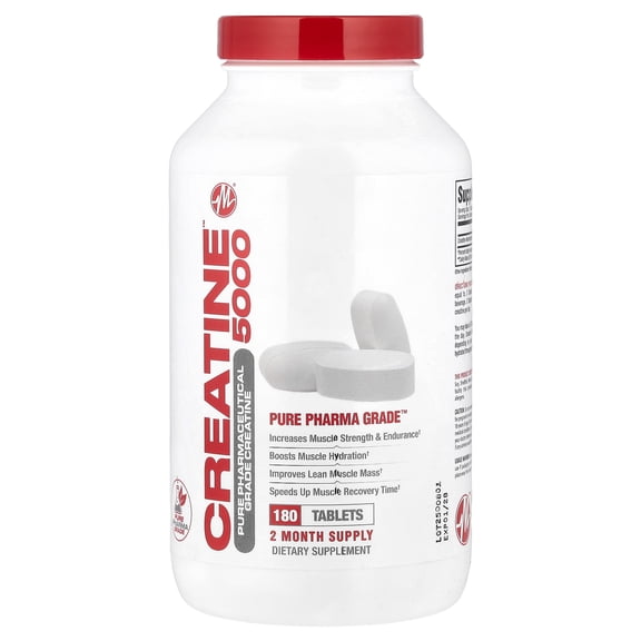 Metabolic Nutrition Creatine 5000, 180 Tablets (1,666 mg per Tablet)