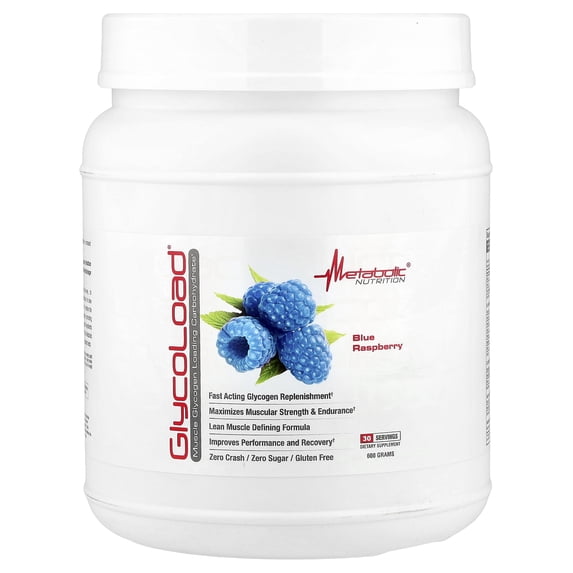 Metabolic Nutrition GlycoLoad®, Blue Raspberry, 600 g
