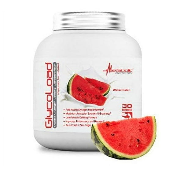 Metabolic Nutrition GlycoLoad, Watermelon, 30 Servings