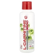 Metabolic Nutrition L-Carnitine 3500 , Green Apple Candy, 16 fl oz 473 ml