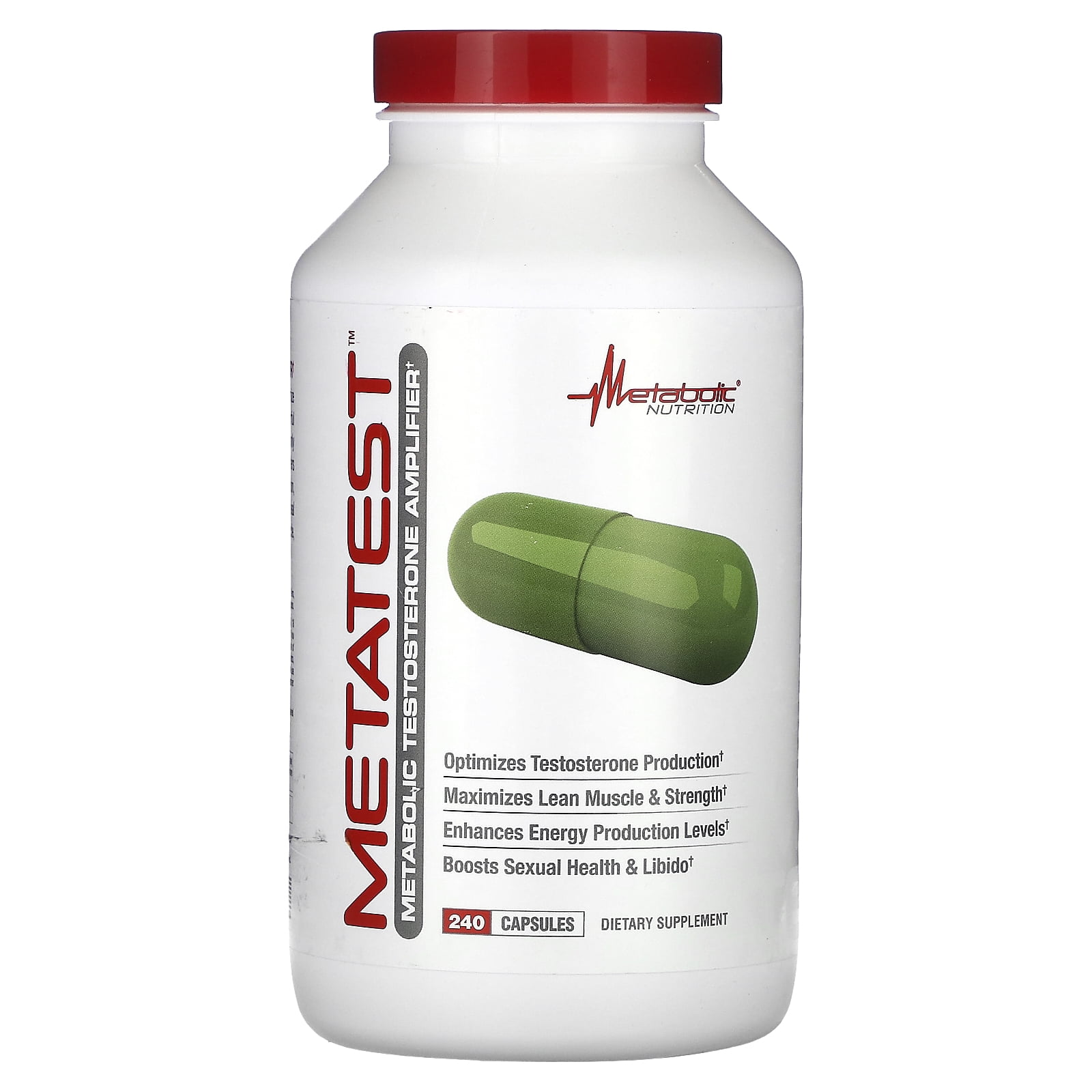 Metabolic Nutrition Metatest - Male Testosterone Booster, Energy ...