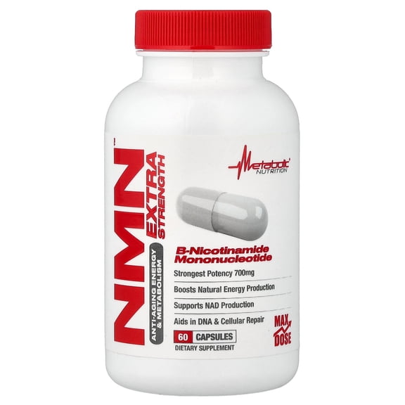 Metabolic Nutrition NMN, 60 Capsules (350 mg per Capsule)