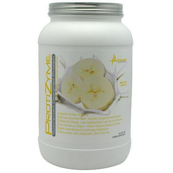 Metabolic Nutrition Protizyme Dietary Supplement, Banana Creme, 2 Pound