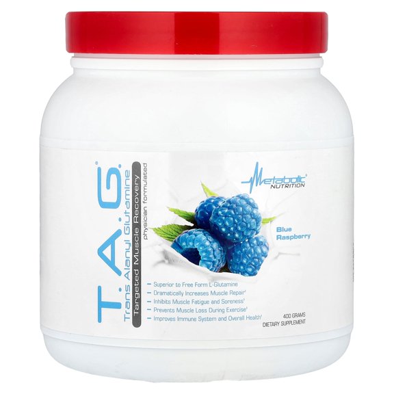 Metabolic Nutrition T.A.G.®, Blue Raspberry, 400 g