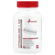 Metabolic Nutrition Vitamin D3 + K2, 30 Capsules