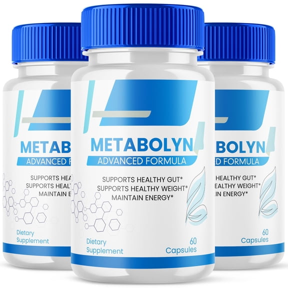 Metabolyn Advanced Formula Pills Supporting Energy and Healthy Lifestyle 180 Capsules