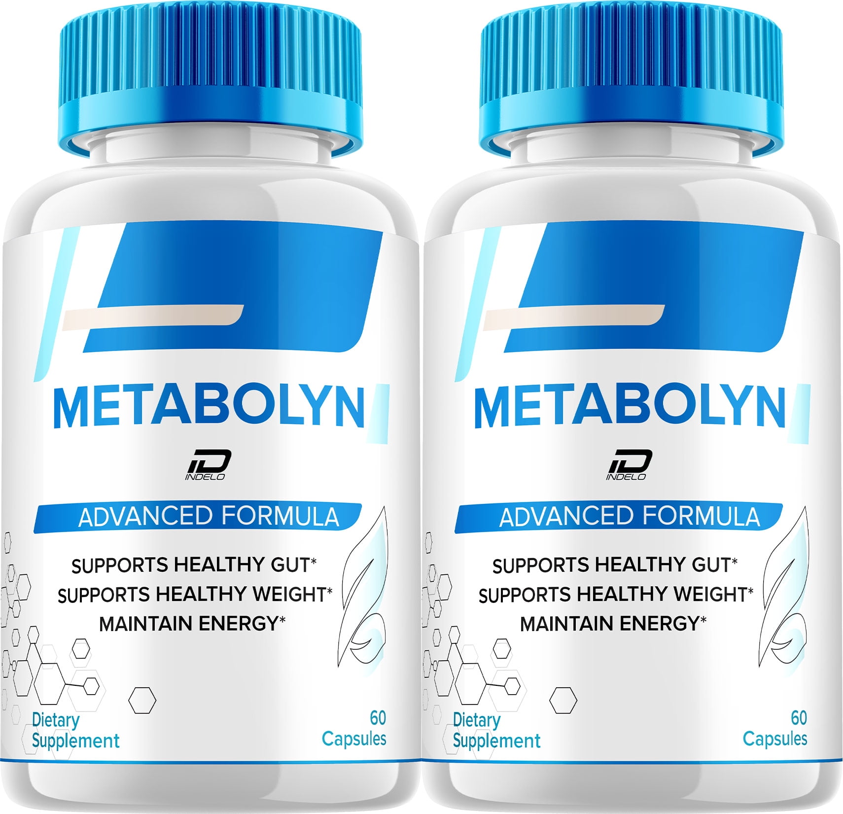 Metabolyn Capsules – Metabolyn Pills Digestive Support, Gut Wellness, 2 Pack, 120 Capsules
